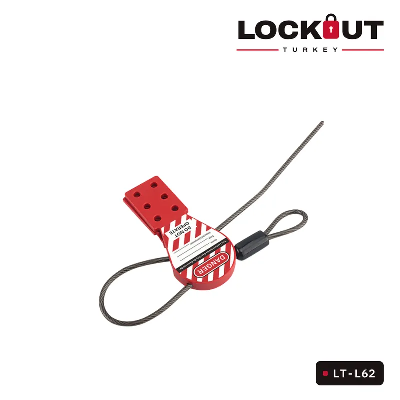 LT-L62 PVC Kaplamalı Çelik Kablo ile Evrensel Kablo Kilidi